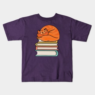 With Books And Cats Life Is Sweet Kids T-Shirt